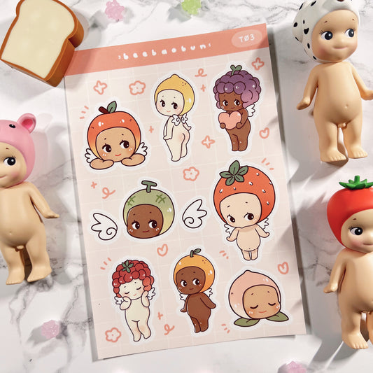 Baby Angel Sticker Sheet